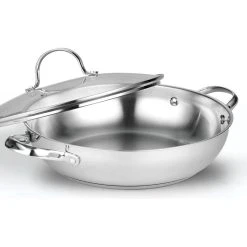 Cooks Standard 02502 Classic Everyday Chef Stir Fry Pan, 12"/30 Cm, Silver