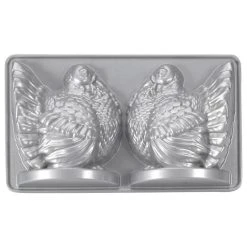 Nordic Ware Platinum Bakeware Turkey Dual Shapes Cake Pan