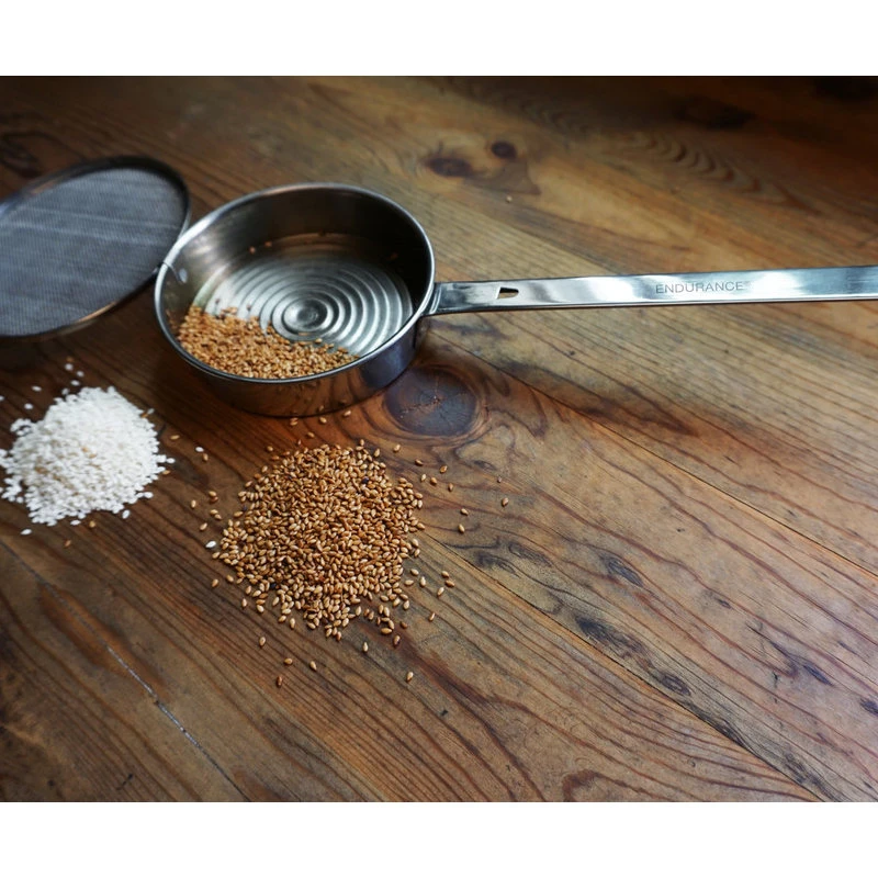 Endurance 18/8 Stainless Steel 4.5 Inch Vintage Sesame Seed Roasting Pan - Image 2