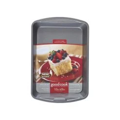 Bradshaw International Good Cook 04010 Non-stick Oblong Cake Pan, 13" X 9"