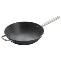 ExcelSteel 13" Cast Iron Chinese Wok