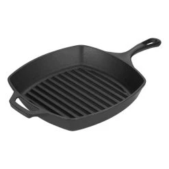 Lodge Mfg.Co. Lodge® L8SGP3 Square Cast Iron Grill Pan, 10.5"