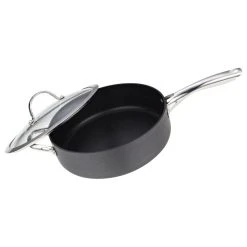 Cooks Standard 5Qt Hard Anodize Premium Grade Nonstick Saute Pan With Cover, 11"