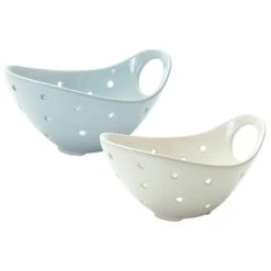 Melrose International LLC Ceramic Colander, 4-Piece Set