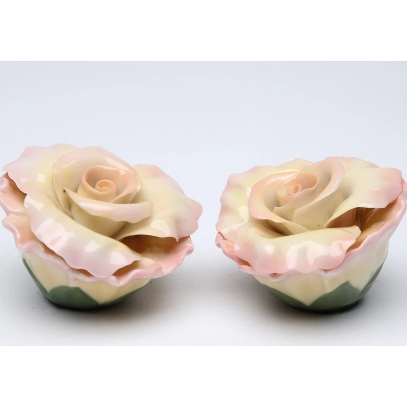 Cosmos Gifts Corp. Rose Salt And Pepper Shakers, Set Of 2 - Image 2