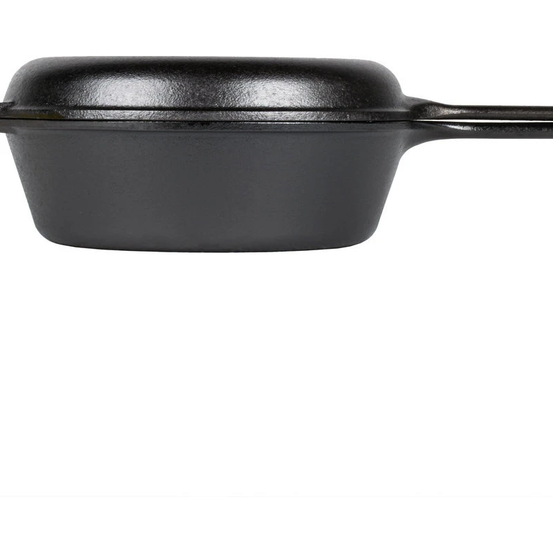 Lodge Cast Iron Cookware Lodge Logic Cast Iron Combo Cooker Dutch Oven And Griddle, 3 Quart - Image 5