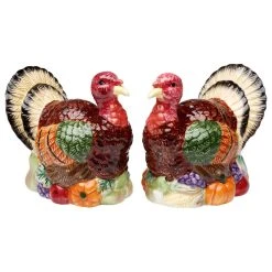 Cosmos Gifts Corp. Turkey Salt And Pepper Shakers, Set Of 2