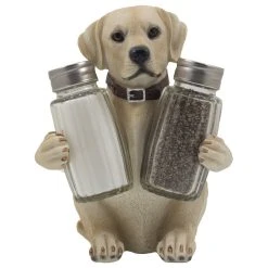DWK Corp. Labrador Retriever Dog Salt And Pepper Shaker, 3-Piece Set