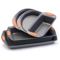 Rachael Ray Cookware Yum-O! Nonstick Bakeware 5-Piece Oven Lovin' Bakeware Set