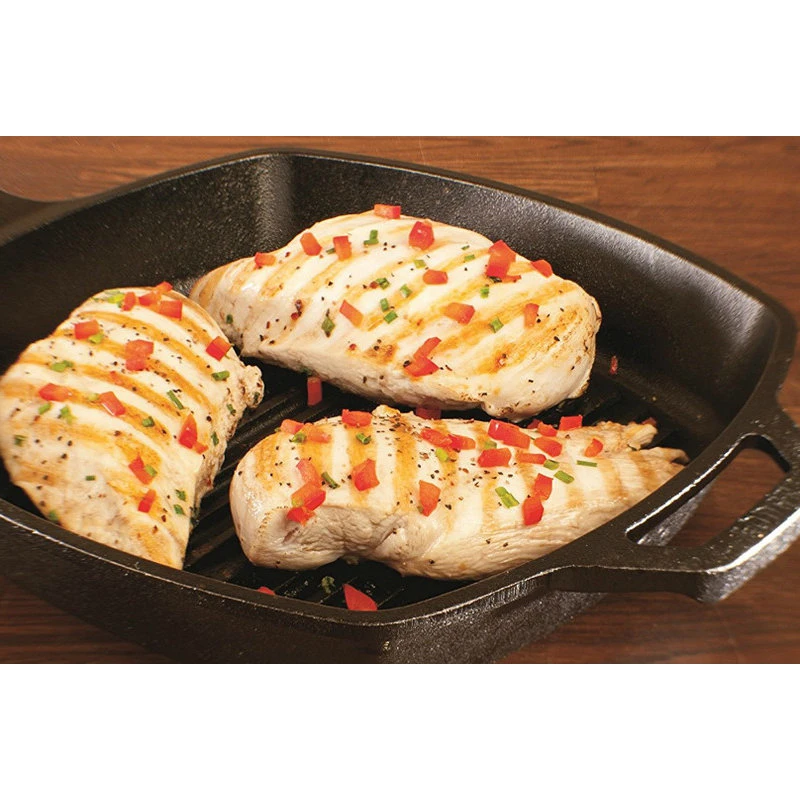 Lodge Mfg.Co. Lodge® L8SGP3 Square Cast Iron Grill Pan, 10.5" - Image 3