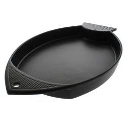 French Home Brands Chasseur 16" French Cast Iron Fish-Shaped Grill
