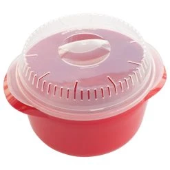 Nordic Ware Red 1.3 Quart Microwave Multi Boiler Bowl
