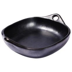 Ancient Cookware, Clay Square Roasting Chamba Pan, 8x11x2.25