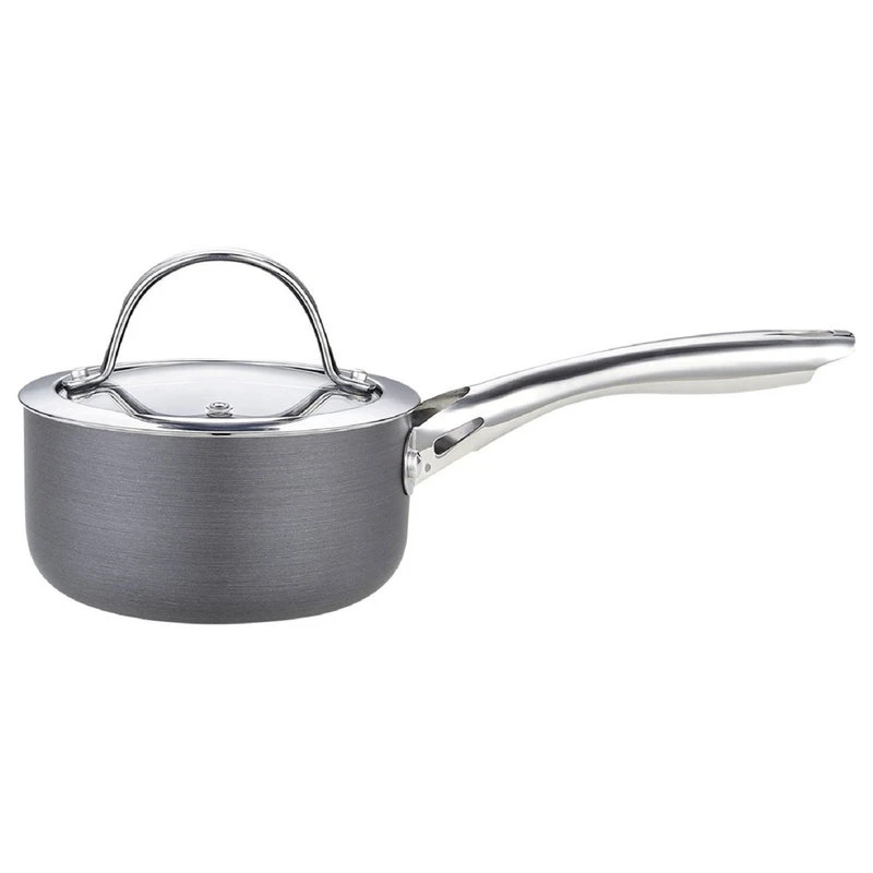 Cooks Standard Hard Anodize Premium Grade Nonstick Sauce Pan With Cover, 1-Quart - Image 3