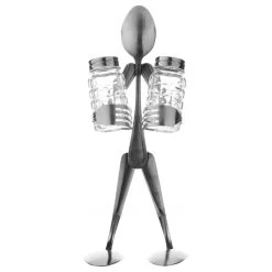 Forked Up Art, LLC Salt And Pepper Stand - Spoon
