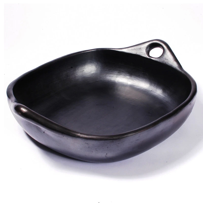 Ancient Cookware, Clay Square Roasting Chamba Pan, 8x11x2.25 - Image 2