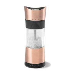 Cole & Mason Cole And Mason Horsham Copper Salt Grinder, Acrylic Upside Down Mill