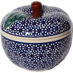 Zaklady Ceramiczne Boleslawiec Polish Pottery Apple Baker, Pattern Number: 120