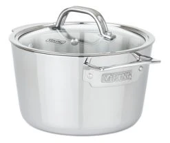 Viking Range Corporation Viking Contemporary 3-Ply 3.4 Qt Soup Pot, Mirror Finish