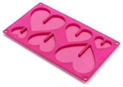 Lekue USA Lekue 3D Pink Silicone Hearts Mold