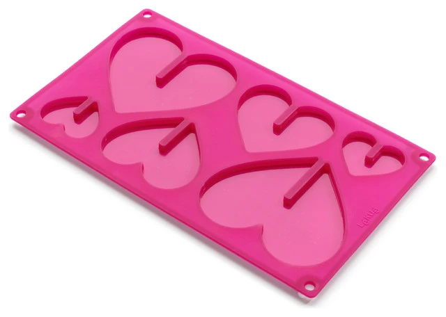 Lekue USA Lekue 3D Pink Silicone Hearts Mold
