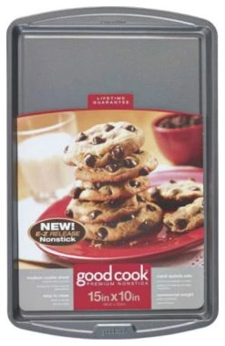 Bradshaw International Good Cook 04021 Non-stick Cookie Sheet, Medium, 15" X 10"