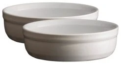 Emile Henry Flour Ceramic 8.5 Ounce Creme Brulee Dish, Set Of 2