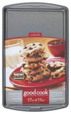 Bradshaw International Good Cook 04022 Non-stick Cookie Sheet, Large, 17" X 11"