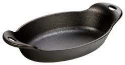 Lodge Cast Iron Cookware Lodge Cast Iron 16 Ounce Oval Mini Server