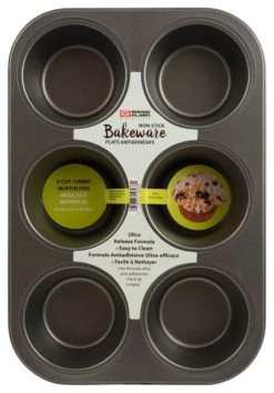 Range Kleen Mfg / Berndes Cookware Muffin Pan Non-Stick 6 Jumbo