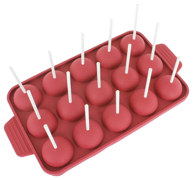 Freshware 15-Cavity Silicone Cake Pop Mold