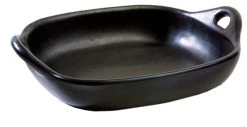 Null La Chamba Black Clay Roasting Pan, Large