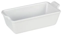Le Creuset 9"x5"x3" (1 1/2-Quart,/1 Lb.) Heritage Loaf Pan, White