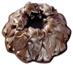 Nordic Ware 10.5 Inch Harvest Leaves Bundt Pan
