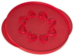 Nordic Ware 12 Inch Reversible Lattice & Hearts Pie Top Cutter
