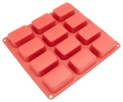 Freshware 12-Cavity Silicone Petite Loaf Mold
