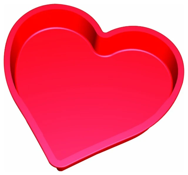 Lekue USA Lekue Red Silicone Heart Cake Mold