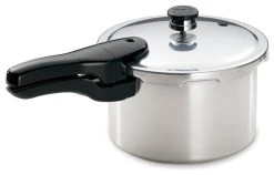 National Presto Industries Presto Pressure Cooker, Aluminum, 4-Quart
