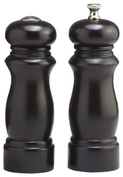 Chef Specialties Company Chef Specialties Pro Series Salem Pepper Mill And Salt Shaker, 6", Black