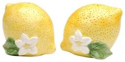Cosmos Gifts Corp. Yellow Lemon Hill Salt & Pepper Shaker
