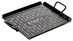 Lodge Mfg.Co. Lodge Seasoned Steel Grilling Pan, 13"x12"