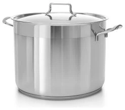 Hascevher 18/10 Stainless Steel StockPot Covered 5 Quart