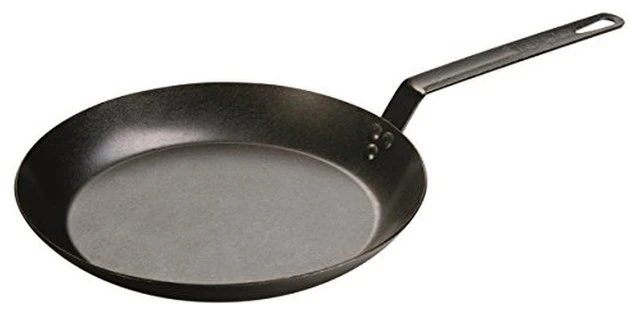 Lodge Cast Iron Cookware Lodge 12" Seasoned Carbon Steel Skillet