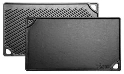 Lodge Cast Iron Cookware Lodge Reversible Double Play Grill And Griddle